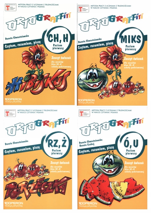 Ortograffiti Pakiet Ch H Rz Ż Ó U Poziom 1 Zeszyty