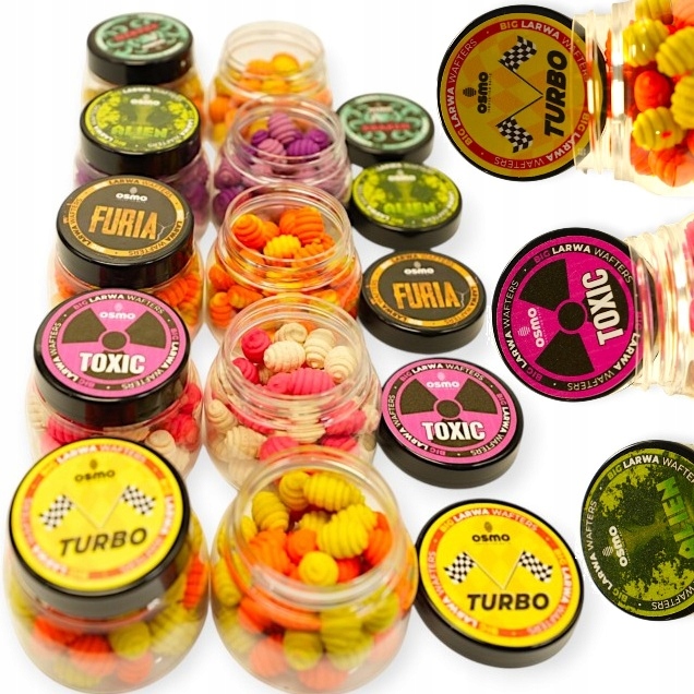 Osmo Big Larwa Big Larwa 12 mm Zestaw Alien Turbo Toxic Furia Kraken