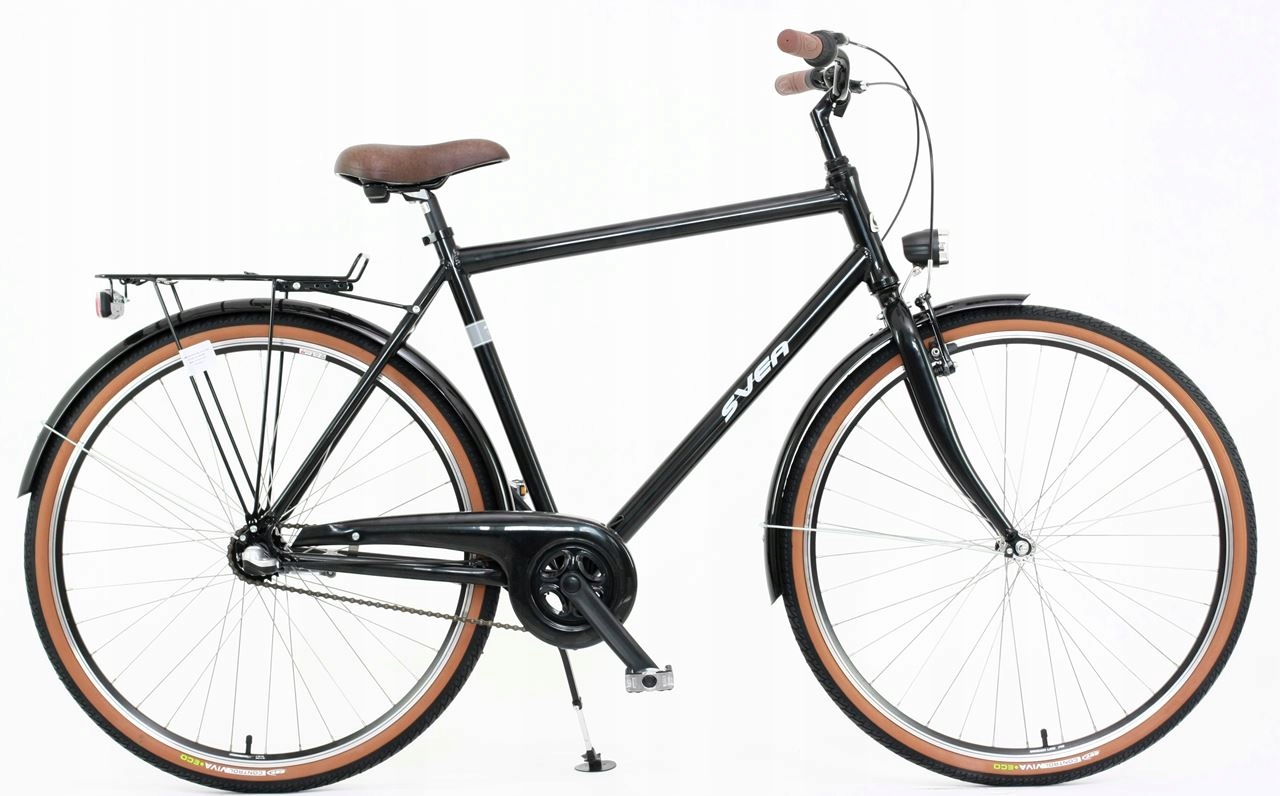 Rower miejski Maxim Gustaw rama 21 cali koło 28 " czarny