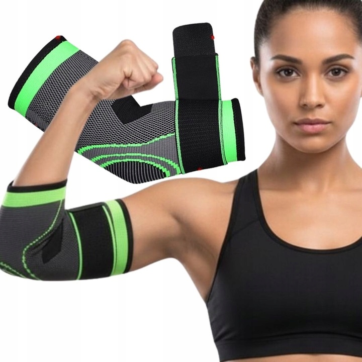 Stabilizator Łokcia Orteza Opaska Elastyczna Uciskowa Na Łokieć Pasek M/L