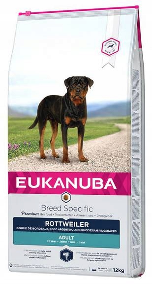Eukanuba Adult Rottweiler Breed Karma Dla Psa 12kg