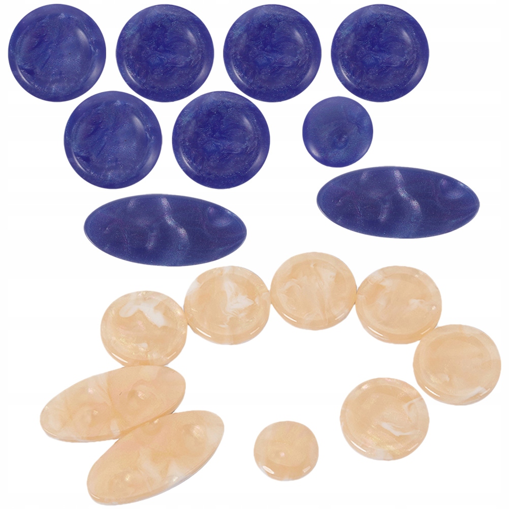 18 SZT. PRAKTYCZNY ZESTAW PRZYCISKÓW DO SAKSOFONU - PLASTIKOWE