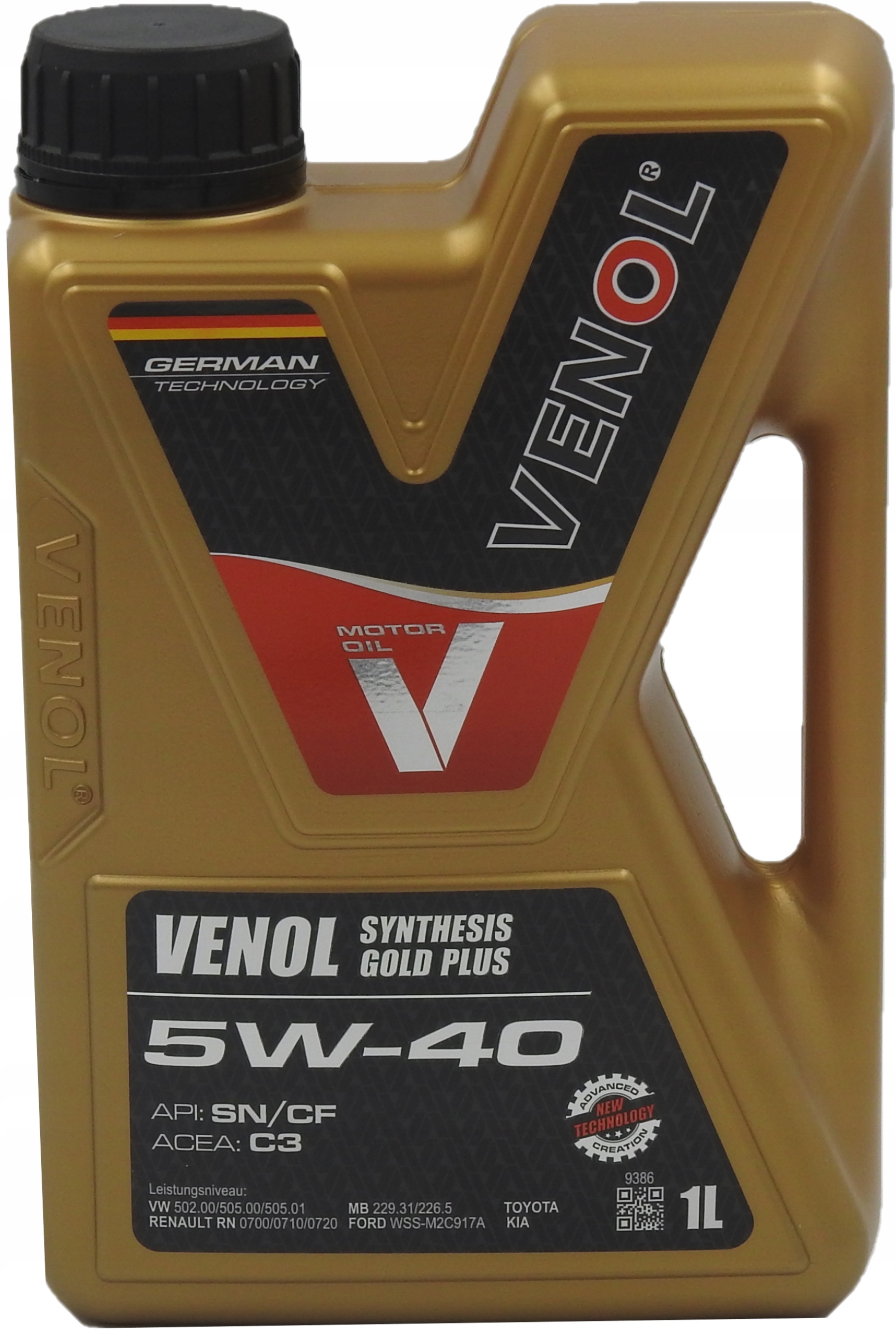 Olej VENOL 5W40 1L SYNTETYCZNY