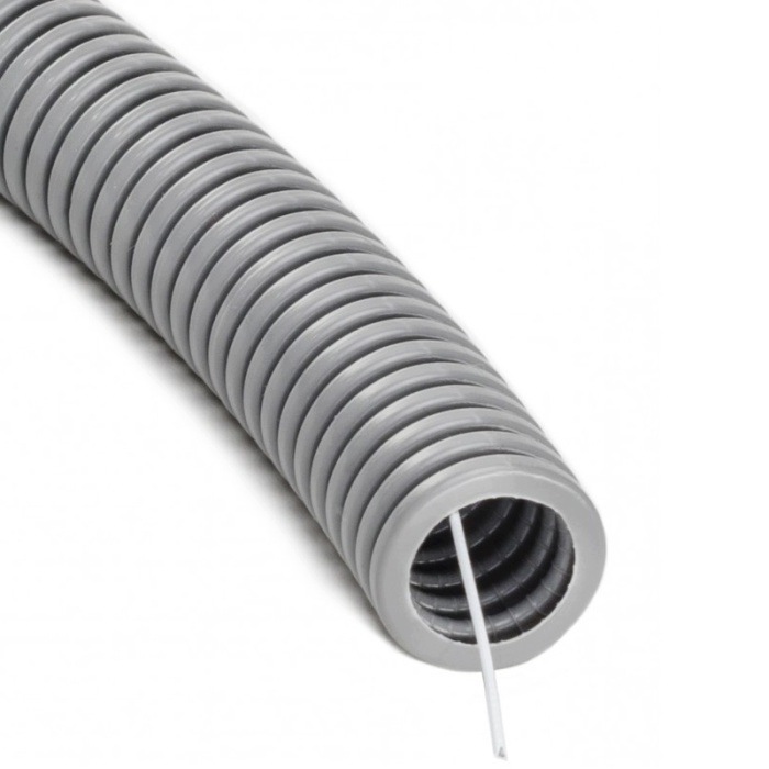 Chránič kabelů Glob-el GL301W D25 50 m s drátem 750 N šedá