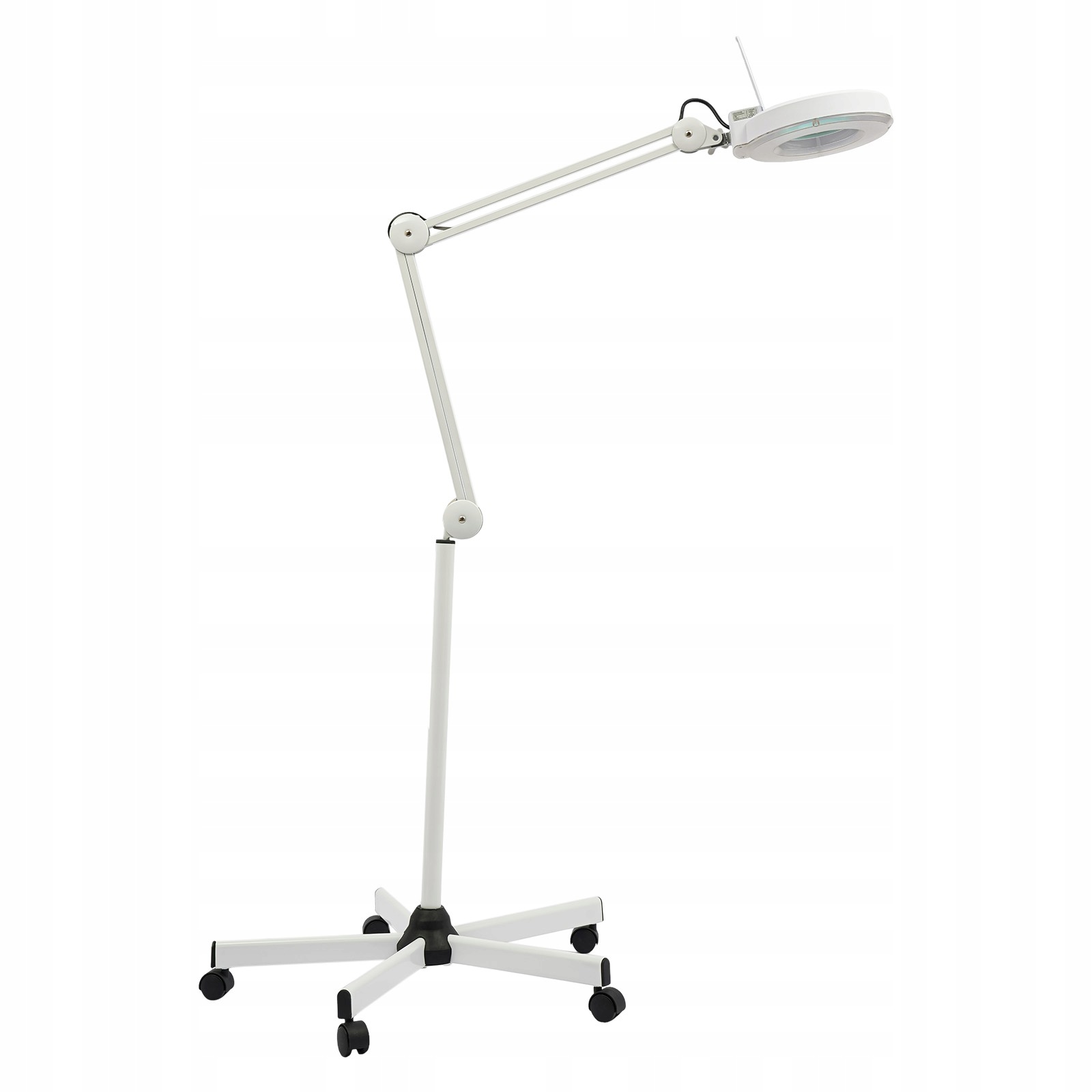 5X Lampa Powiększająca Led Jasne Światło Dzienne Szklane Regulowane Ramię Obrotowe