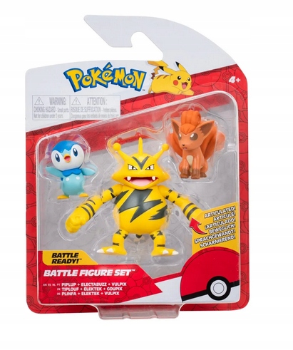 

Pokemon 3pak bitewny Electabuzz Vulpix Piplup
