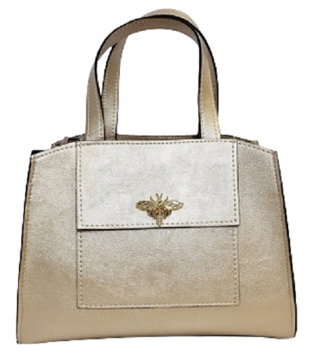 Elegantní kabelka Kufřík Zlatá Carla Berryová