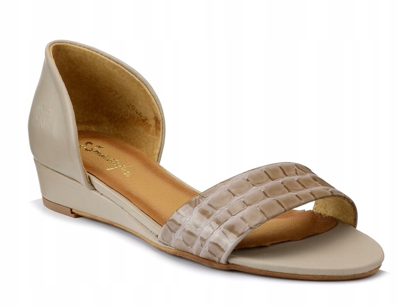 

Sandały damskie skórzane Maciejka 01971 płaskie 37