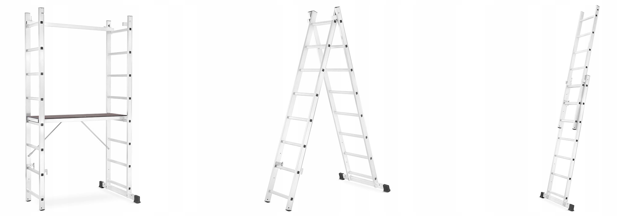 Podest roboczy aluminiowy składany HIGHER 2x8 MINI rusztowanie aluminiowe — 21