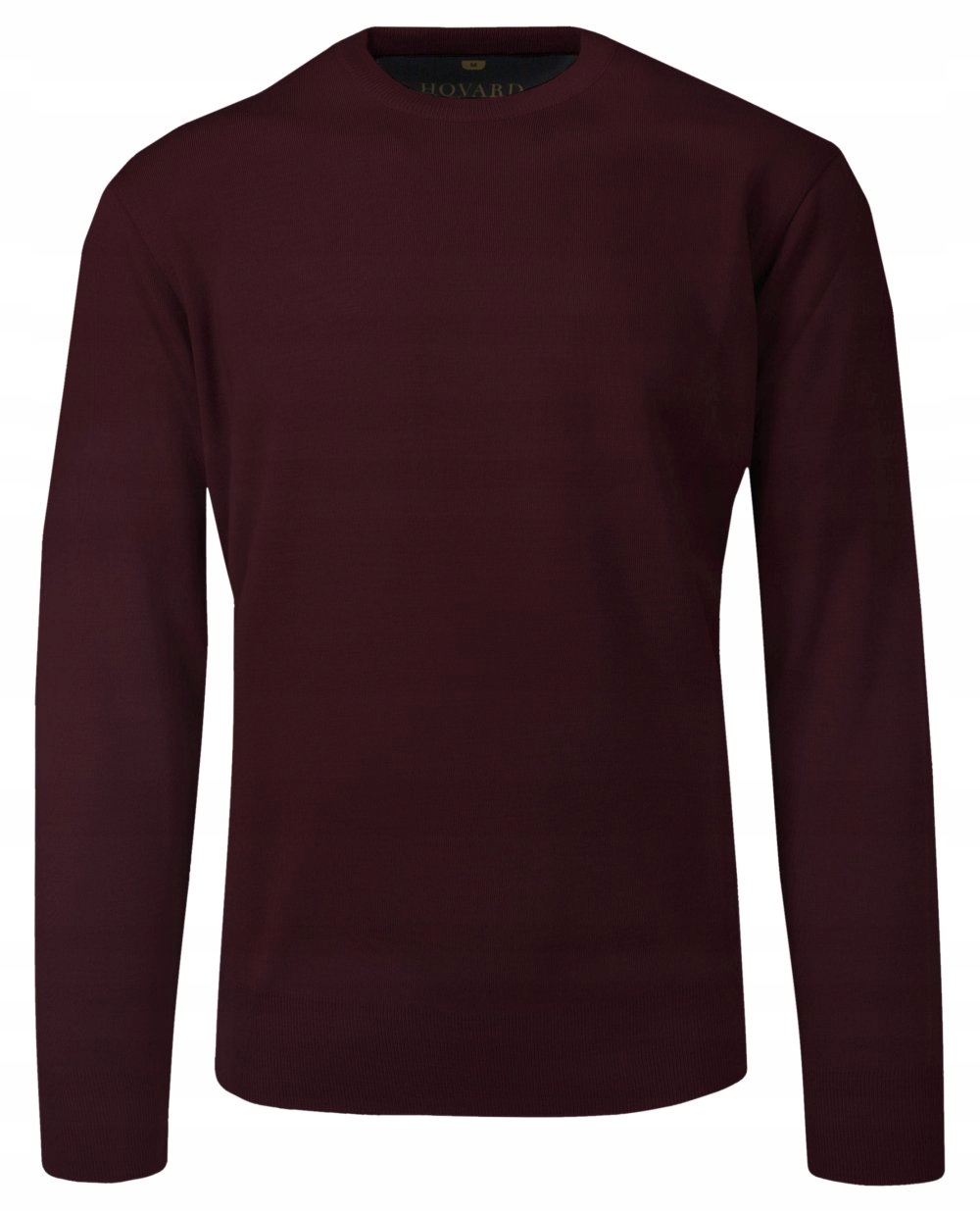 Bordový vlněný svetr Hovard XXXL