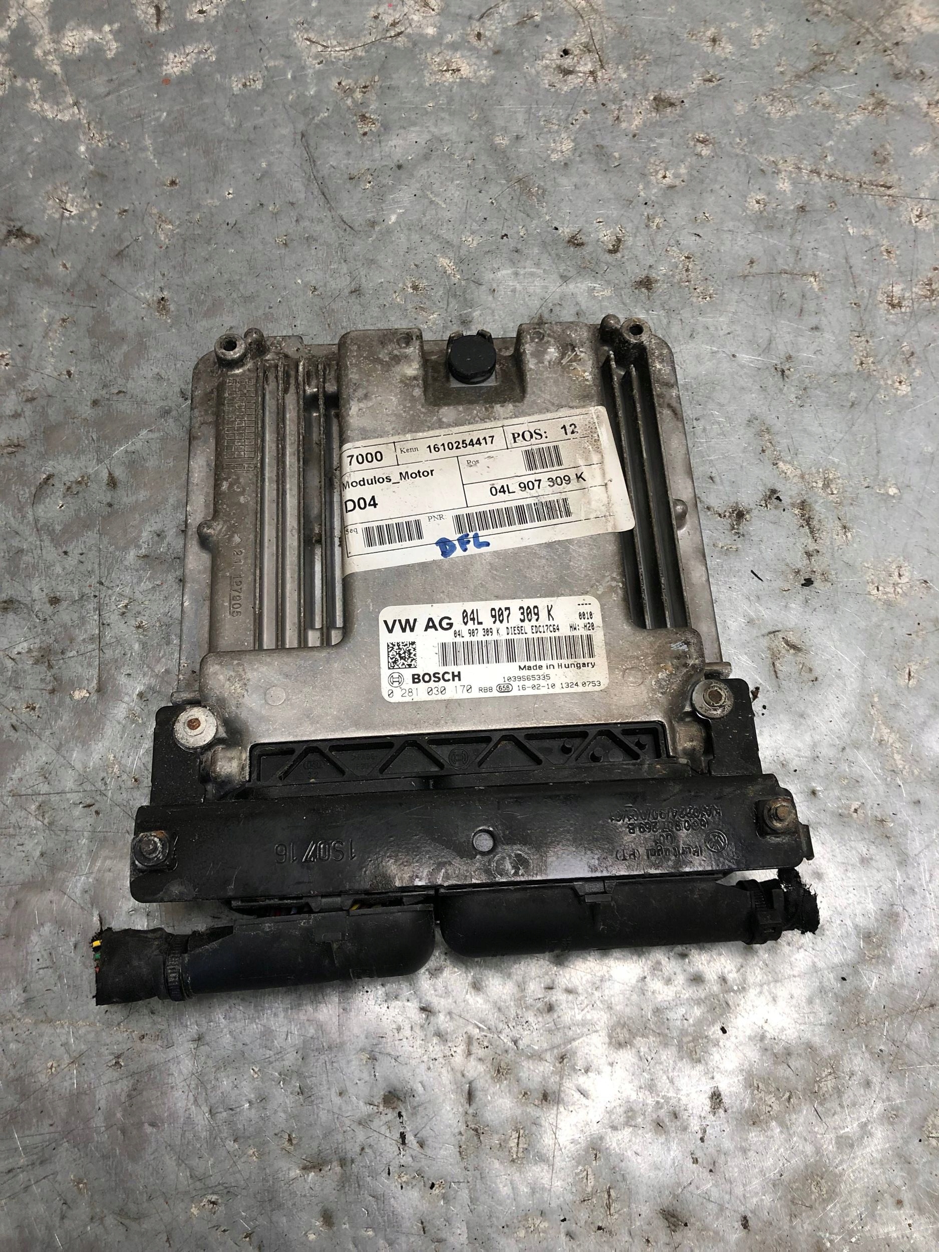 computer Motore 2.0 TDI VW SKODA AUDI 04L907309K