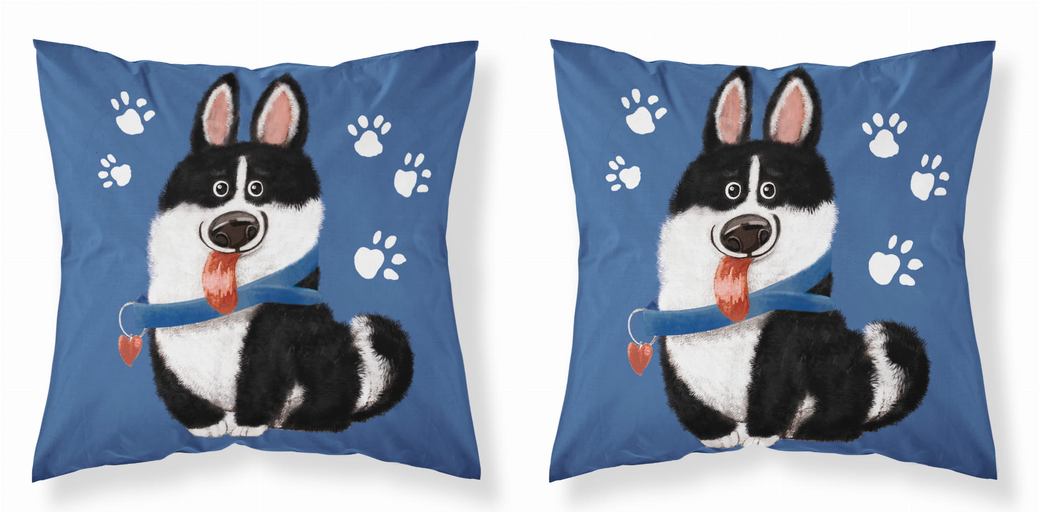 Poszewka niemowlęca 40x40 Piesek Husky BAWEŁNA