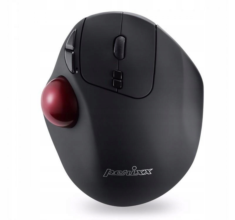 Mysz bezprzewodowa Perixx Perimice 717 laserowa trackball 34mm czarna