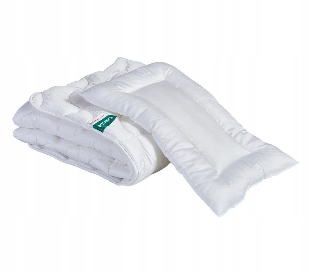 

Komplet kołdra poduszka Tencel biała 135x100