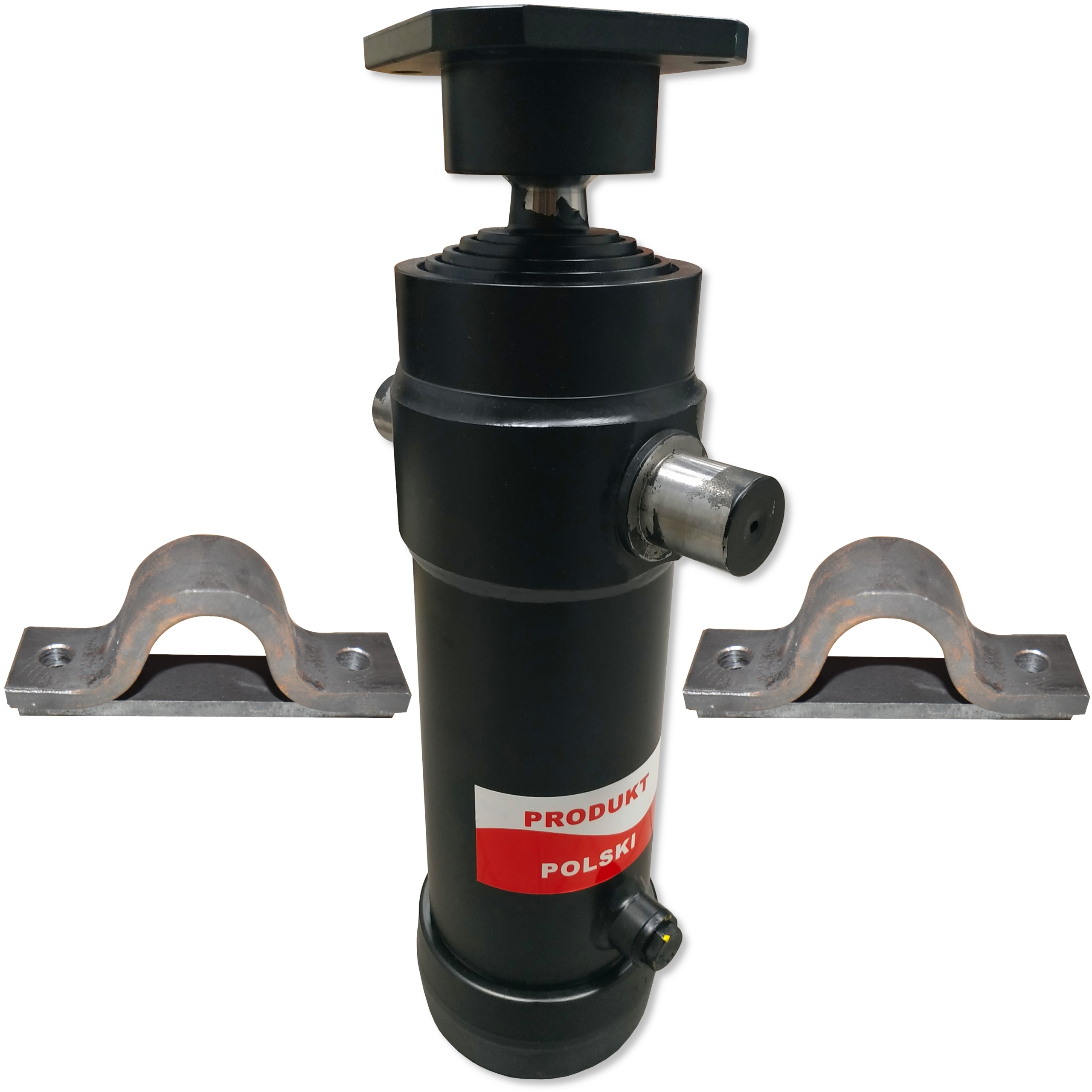 7388.SIL - Цилиндр телескоп 1300 мм задний опрокидывание + крепления