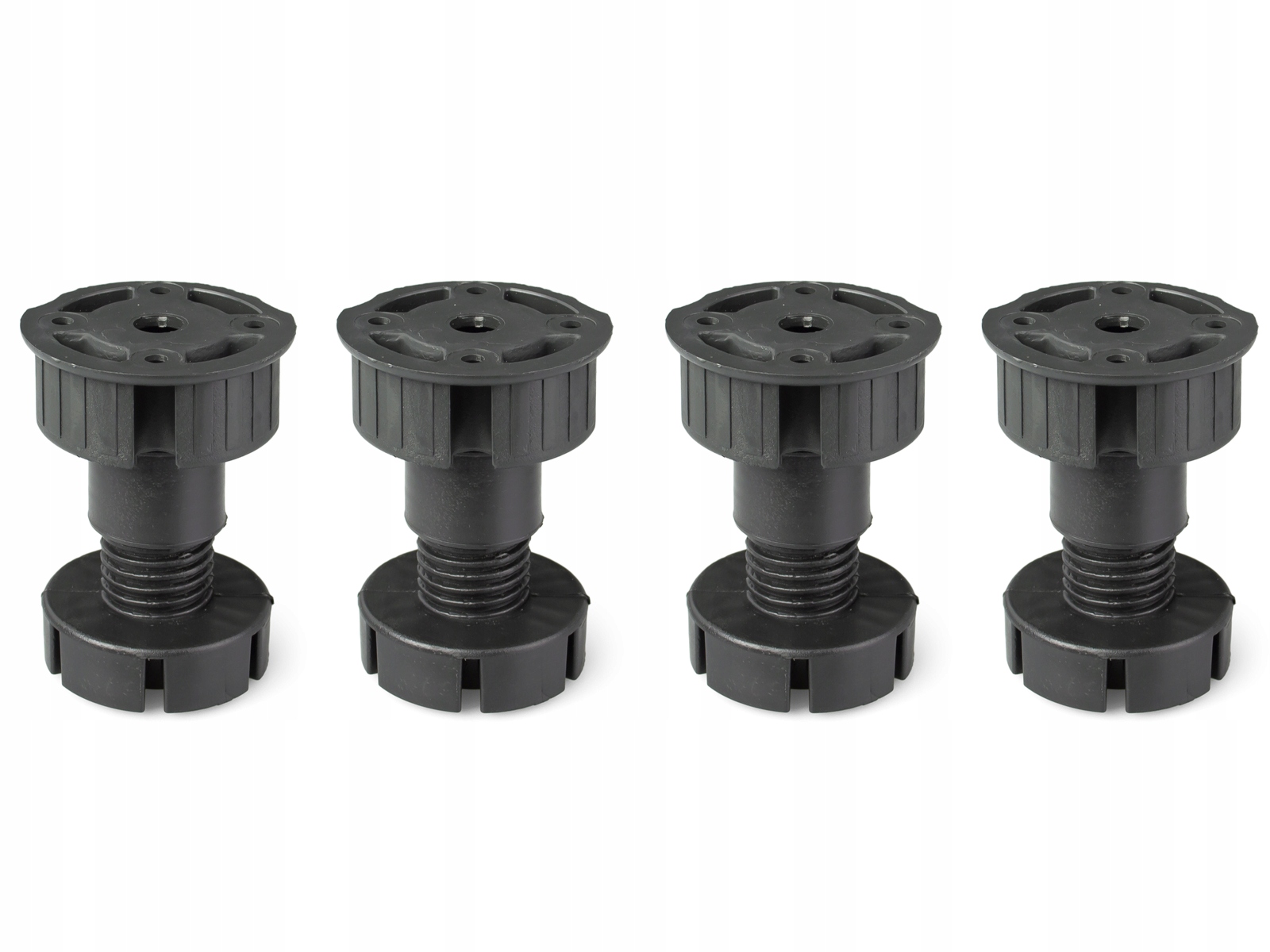 NOGA NÓŻKA STOPKA MEBLOWA KUCHENNA CZARNA H 60 MM 4SZT