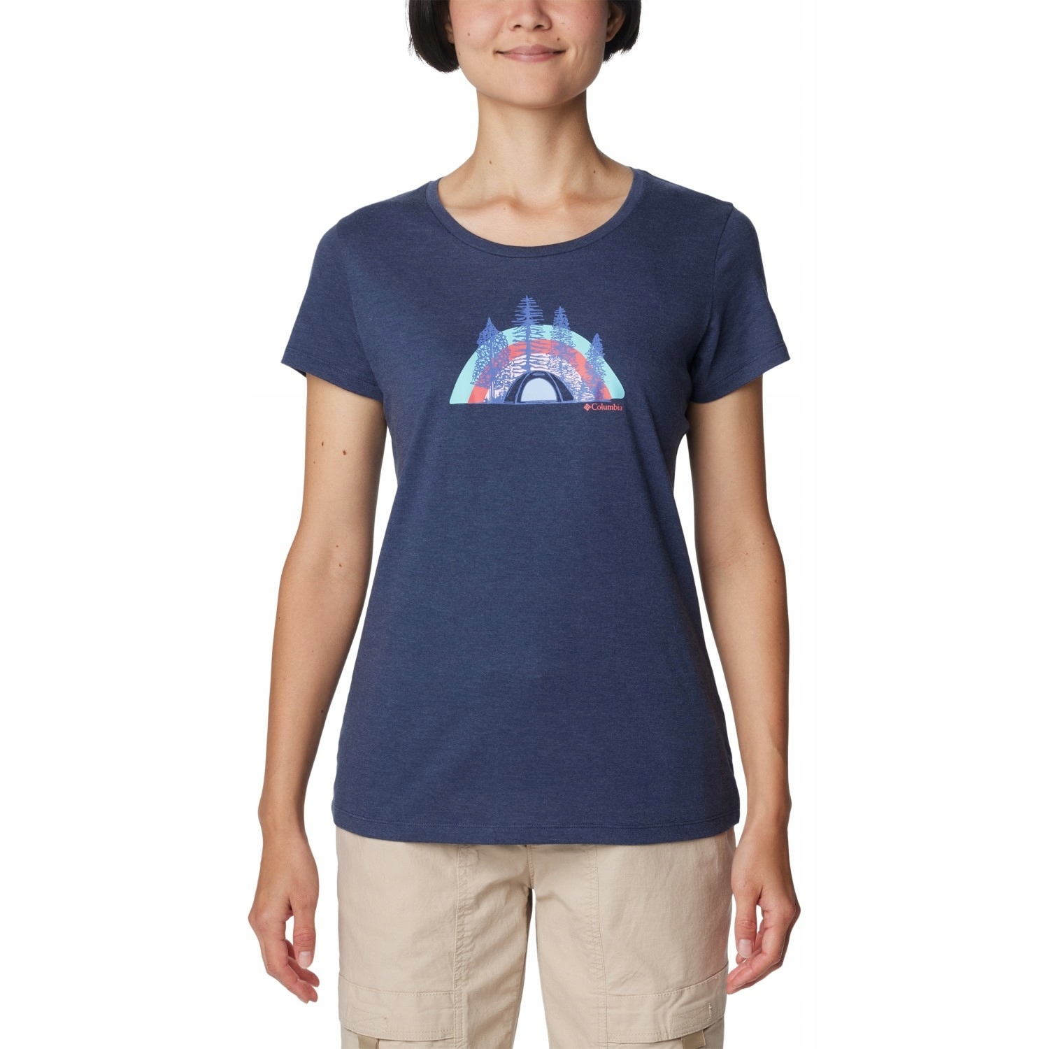 Damska koszulka t-shirt Columbia Daisy Days Ss Graphic Tee Xs