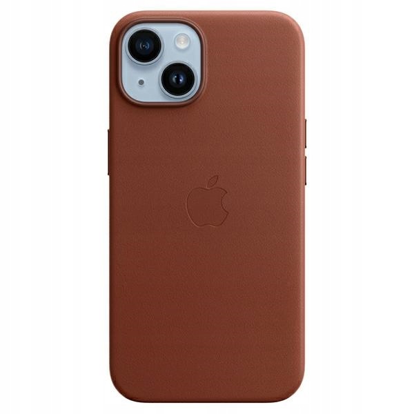 Puzdro Apple MPP73ZMA iPhone 14 15 13 6.1" kožené umbra/umber MagSafe