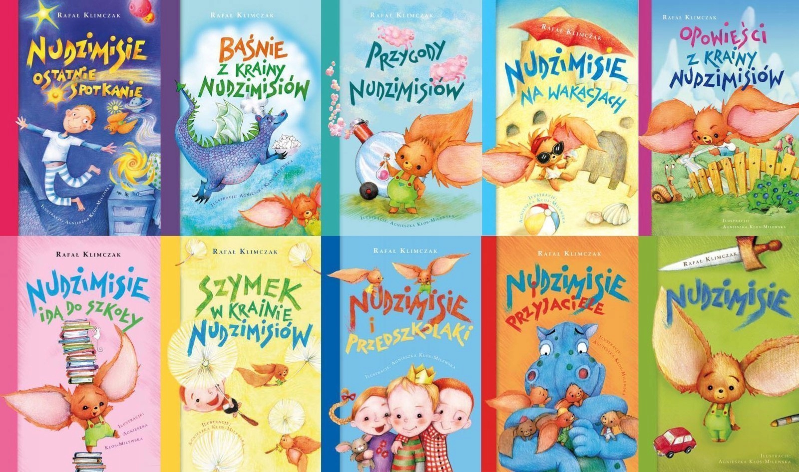 Nudzimisie PAKIET 10 książek, Rafał Klimczak