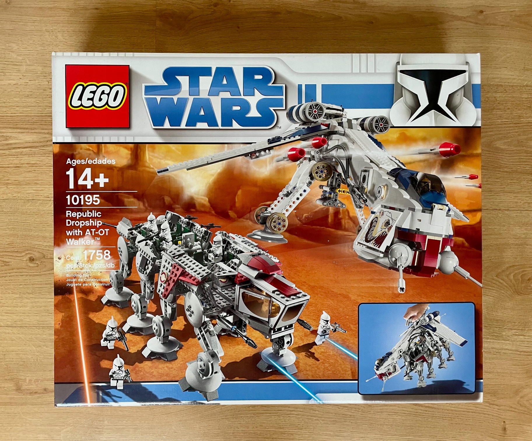 Lego Star Wars 10195 Republic Dropship At-ot Nowy unikat