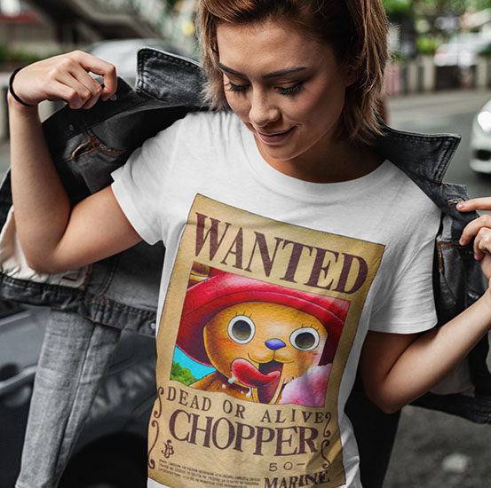 

Koszulka Damska One Piece Wanted Chopper