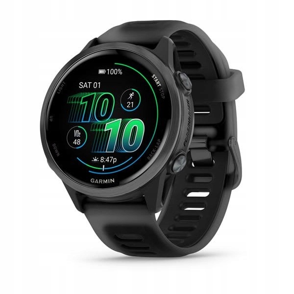 Garmin Forerunner 570 42mm Amoled czarny zegarek sportowy 010-02970-00