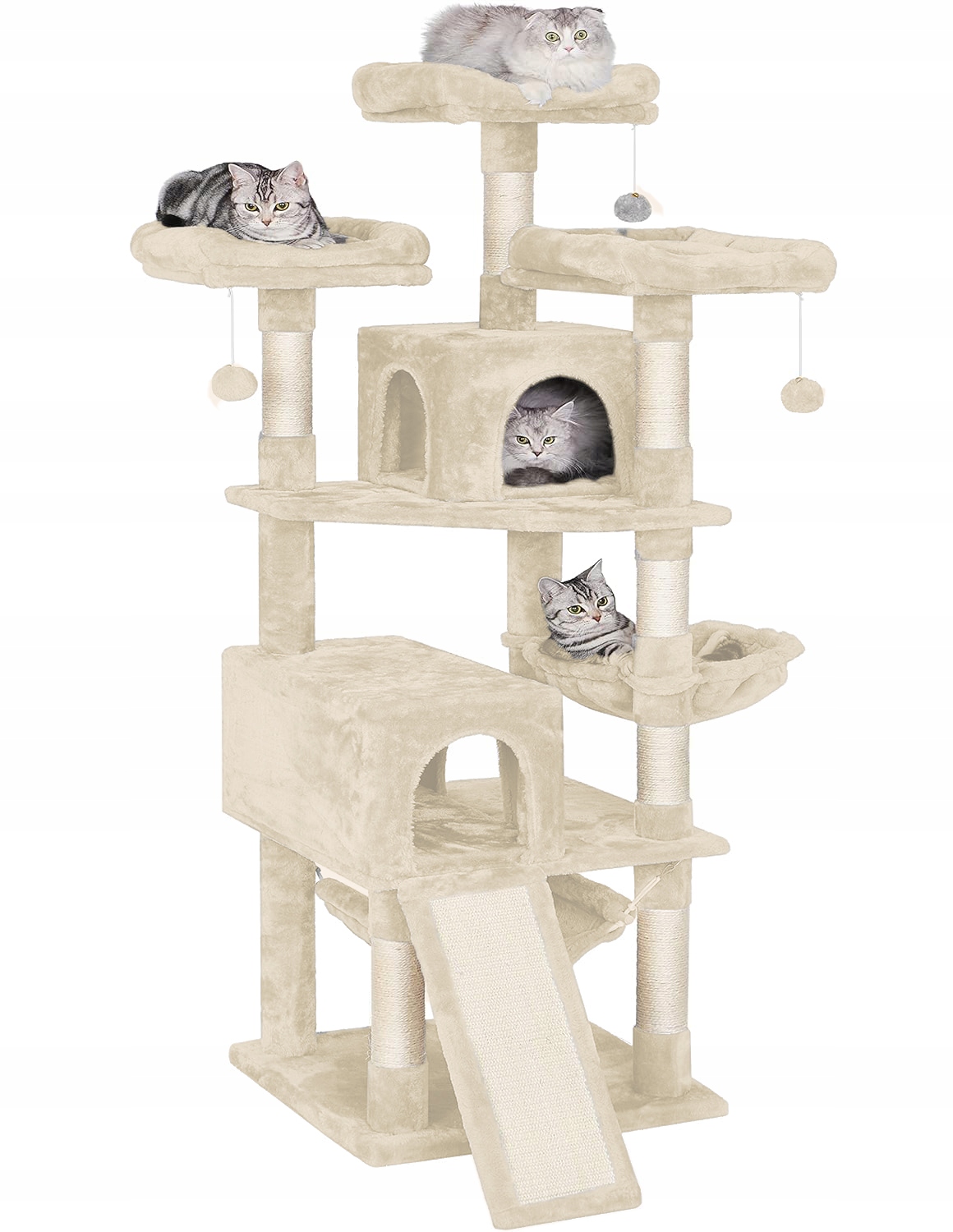 Drapak Dla Kota Domek Budka Drzewo Wieża XXL 164cm