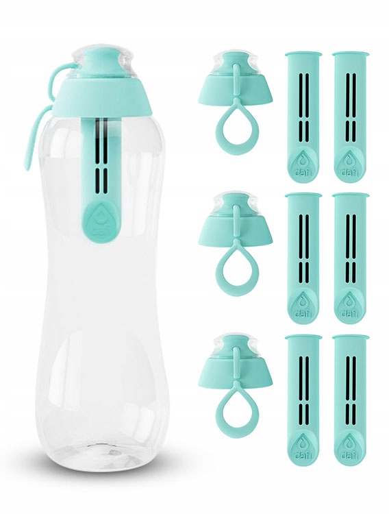 Butelka filtrująca Dafi 0,5L +7 filtrów (miętowa)