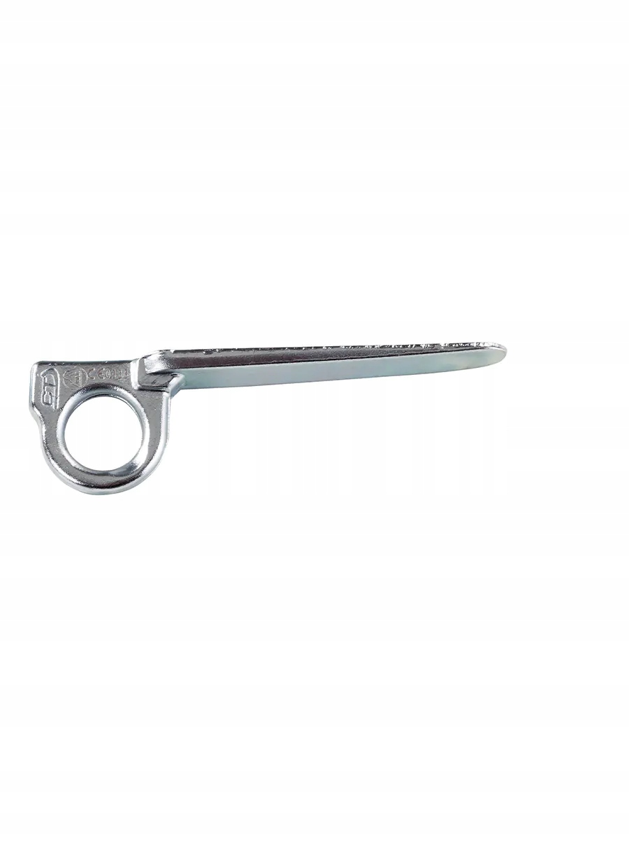 Hak ze stali plastycznej Eye Round silver 120mm