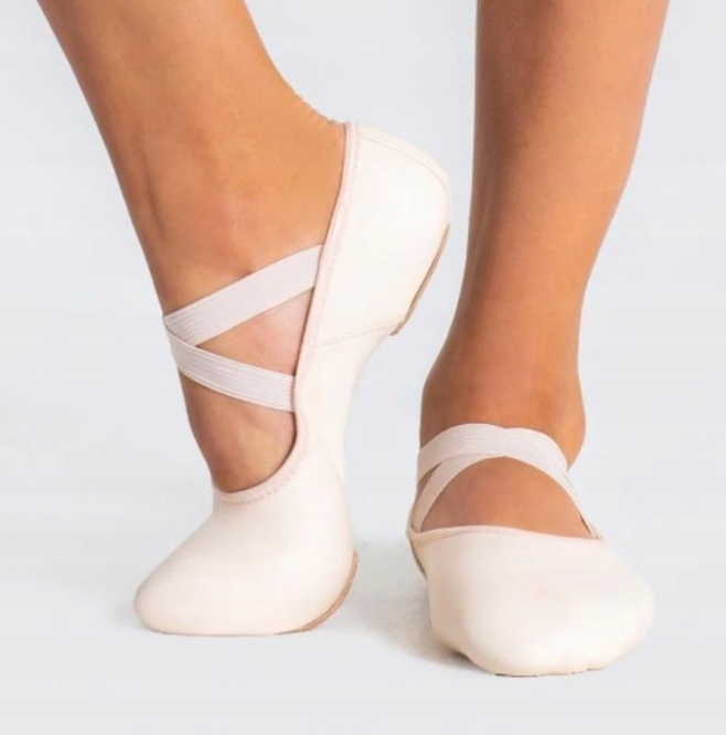 CAPEZIO BALETKI DZIECIĘCE BEŻOWE GŁADKIE 27 1ŻGR