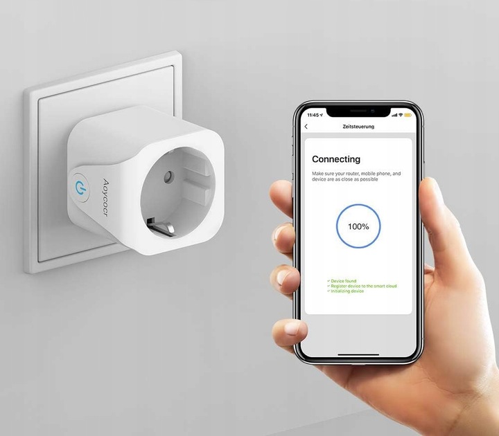 Inteligentne Gniazdko WiFi Timer Alexa Google Home 4szt Seria Smart WI-Fi Plug