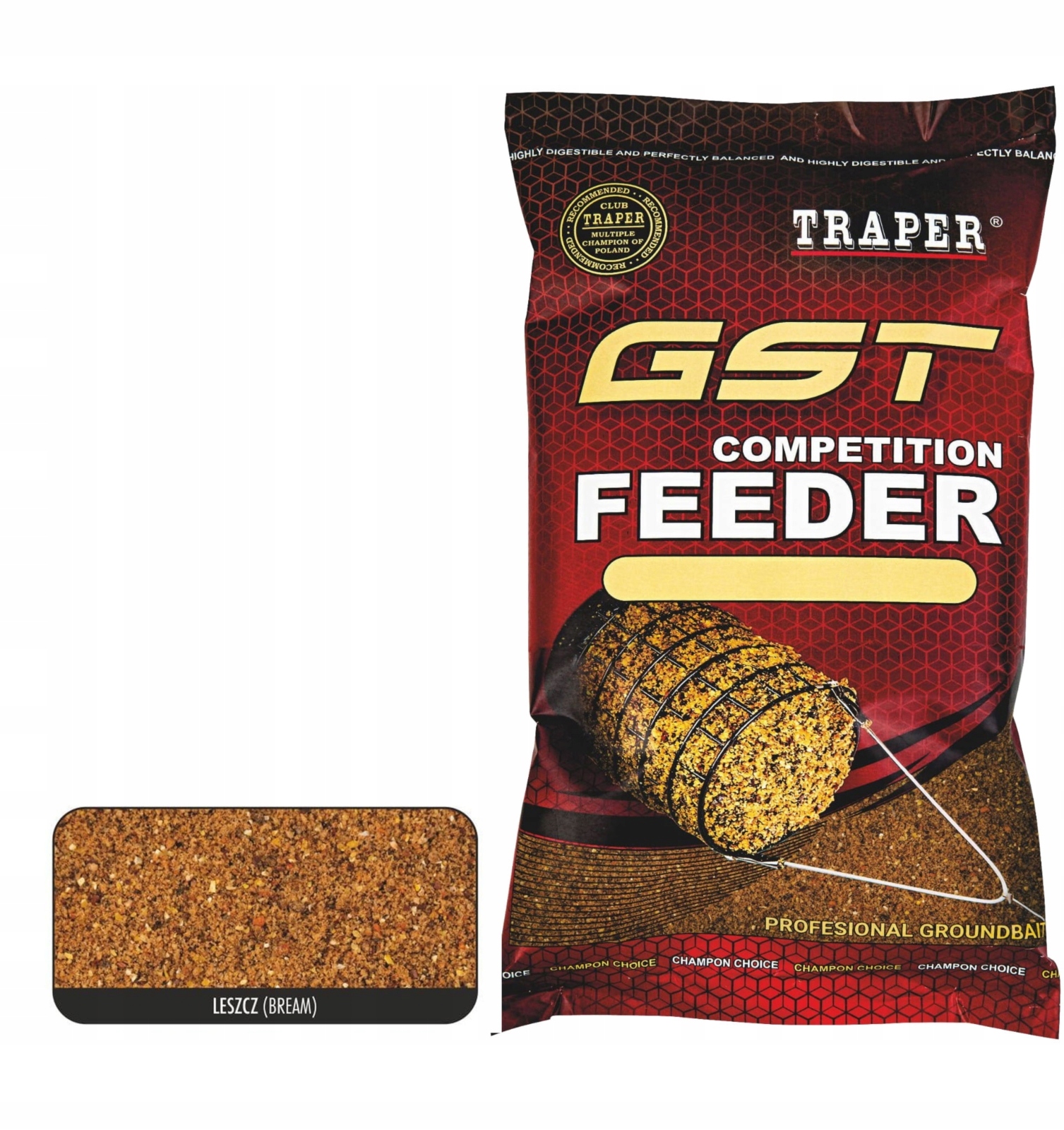 Zanęta Gst Competition Feeder Leszcz 1kg Traper