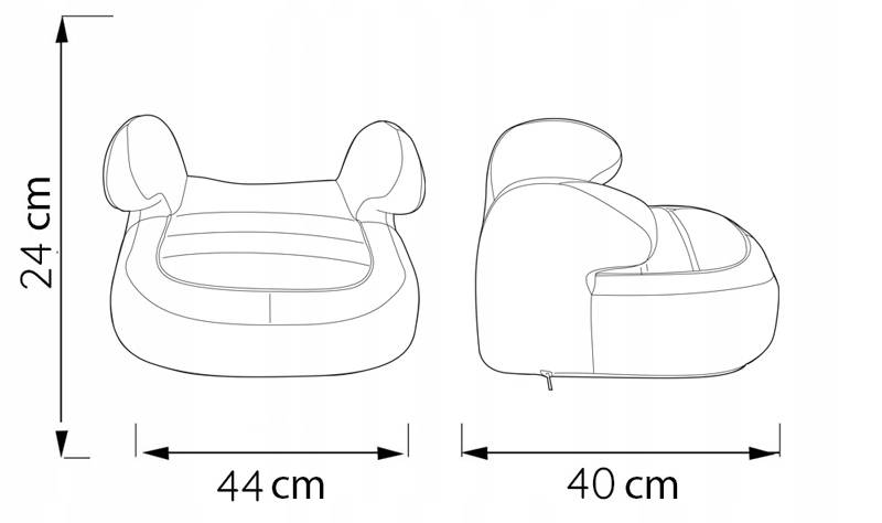 Fotelik samochodowy Podkładka Topo Psi Patrol Kod producenta 3507460096774