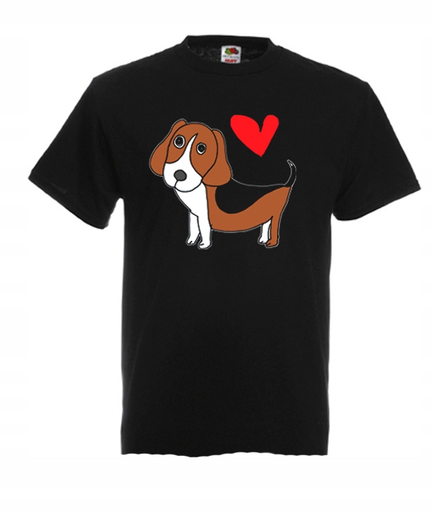 

XXXL Koszulka Męska Beagle Pies Psy Gończe Wzory