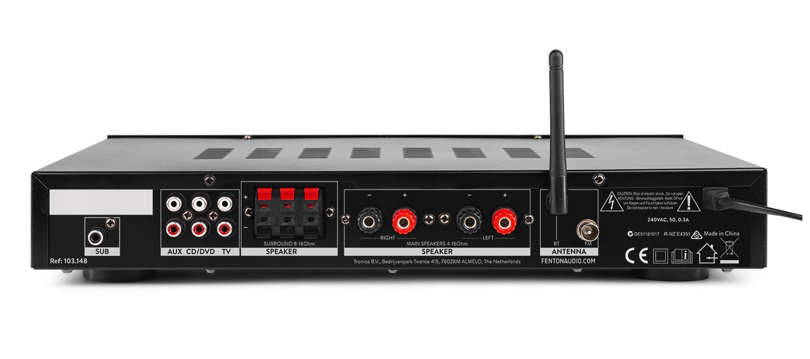 4 KOLUMNY NAŚCIENNE WZMACNIACZ BLUETOOTH RADIO USB Kod producenta Q497A