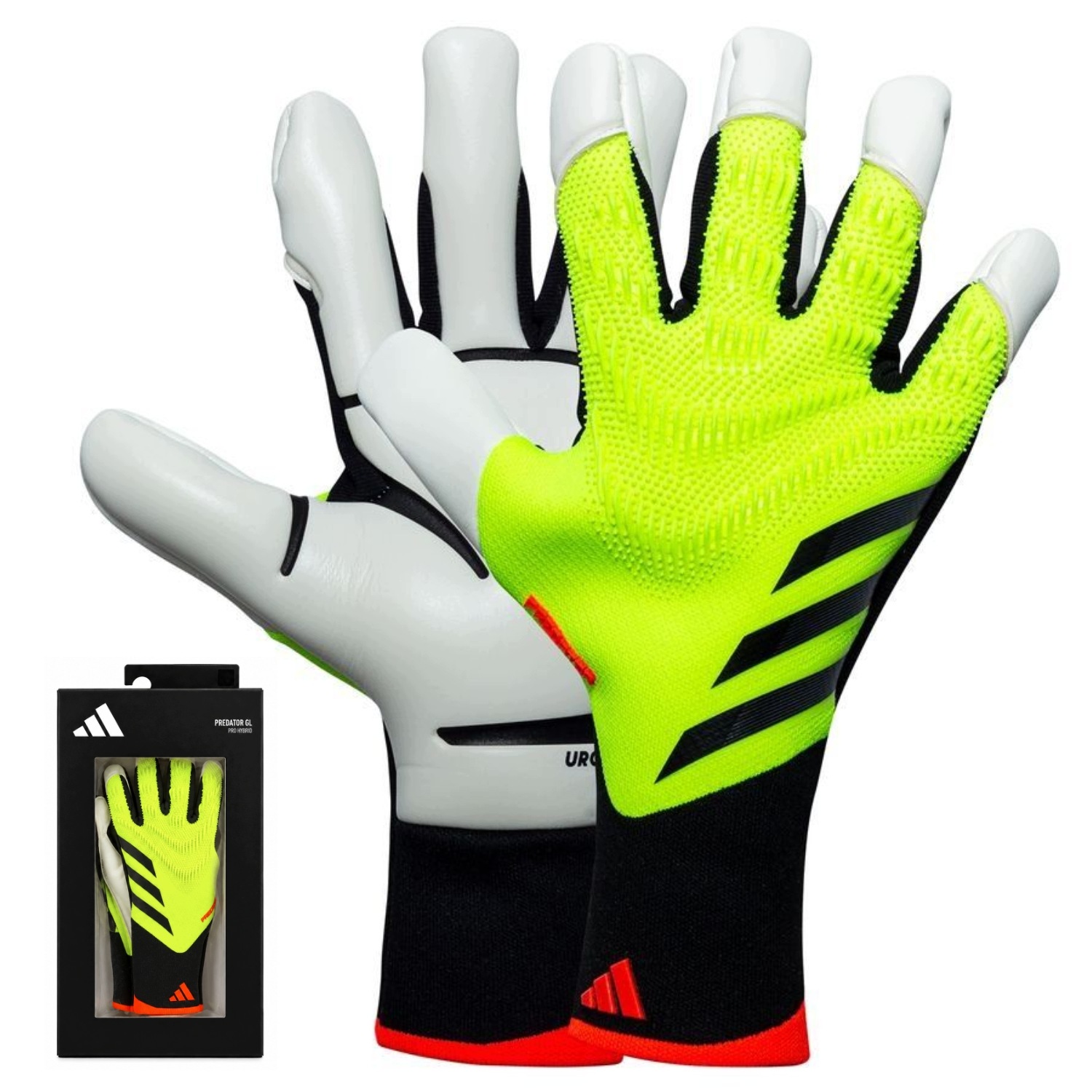 Rękawice bramkarskie Adidas Predator Pro Hybrid IQ4021 rozmiar 10.5