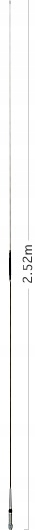 Diamond Nr 22 Lh antena Vhf 144-174MHz 252cm nasłuch Straż Pogotowie