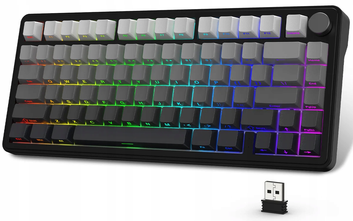 Mechanická klávesnice Attack Shark X85 75% Hot Swap 2.4 GHz Wireless Rgb Bl