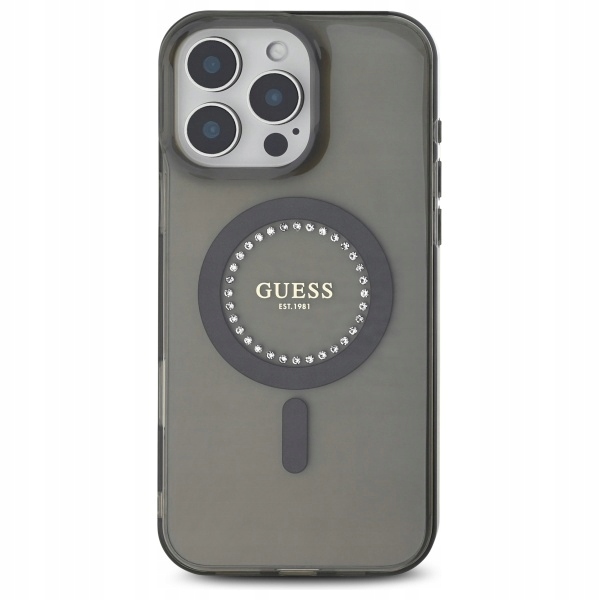 Pouzdro Guess pro iPhone 16 Pro Max, obal MagSafe Zirkony