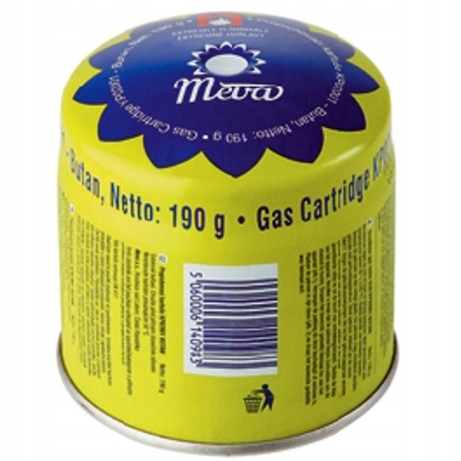 Kartusz wkład nabój gazowy do kuchenki palnika na gaz nakłuwany 190g