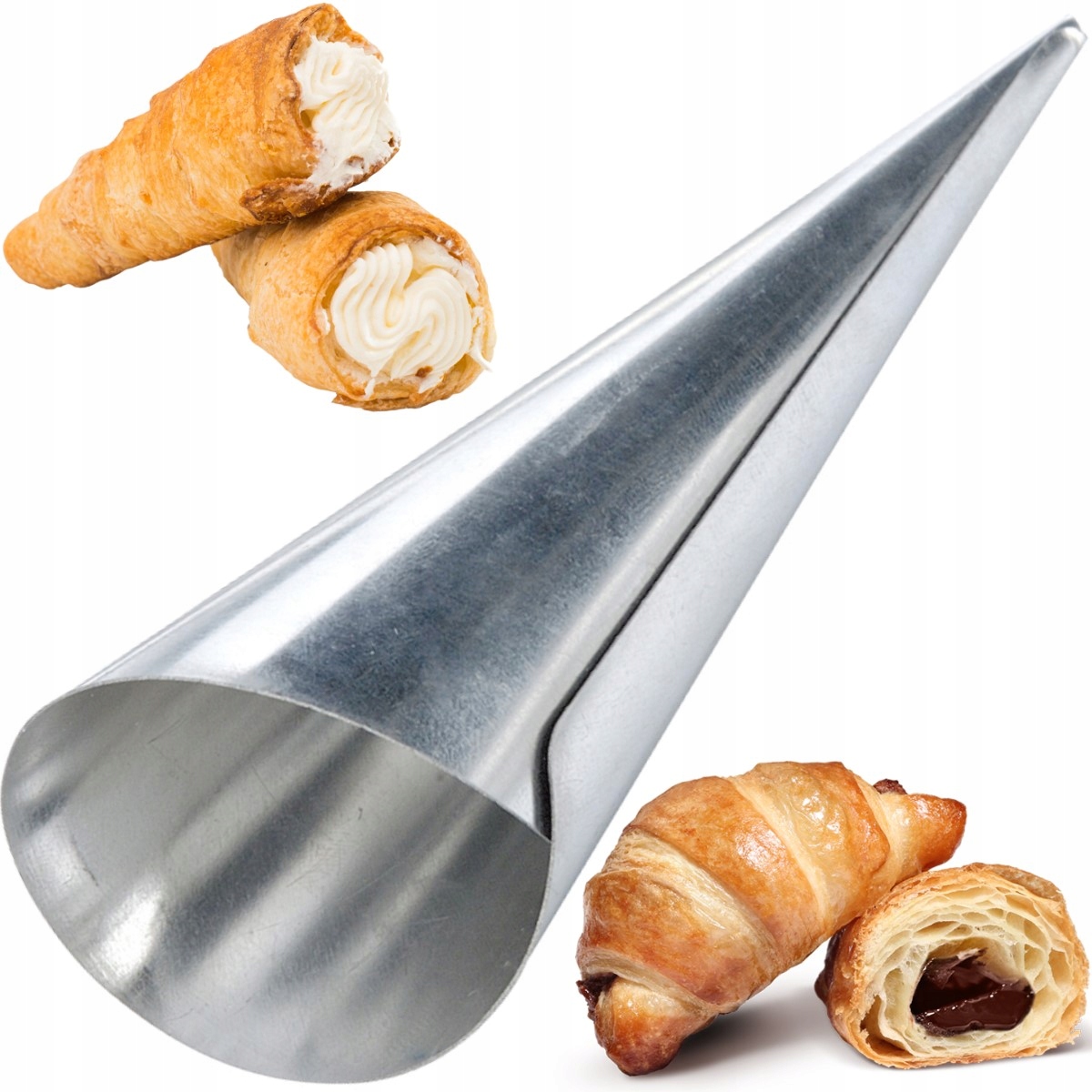 

Tescoma Metalowe Foremki Do Rurek Z Kremem 3 Szt