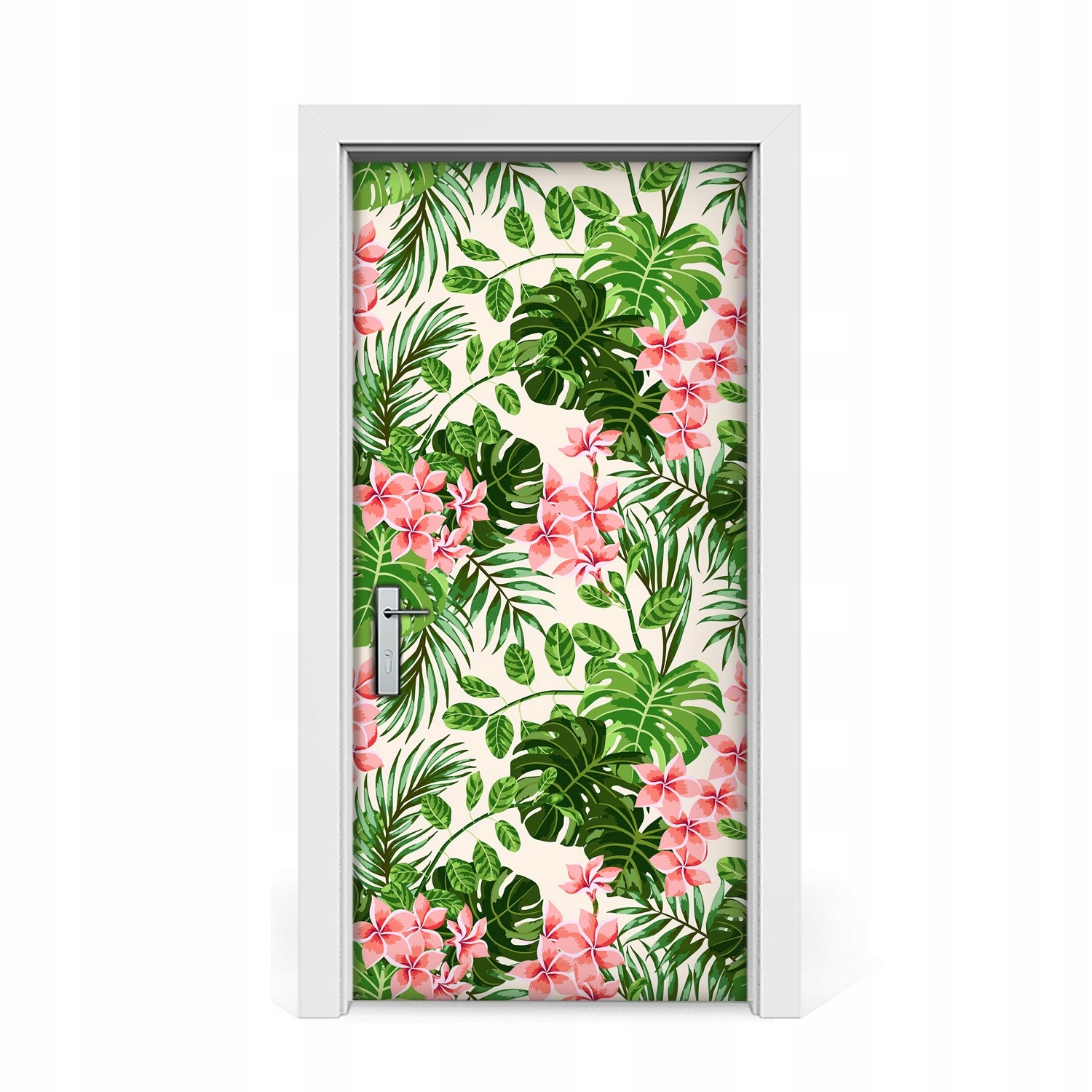 

Naklejka na drzwi okleina Hibiskus 95x205