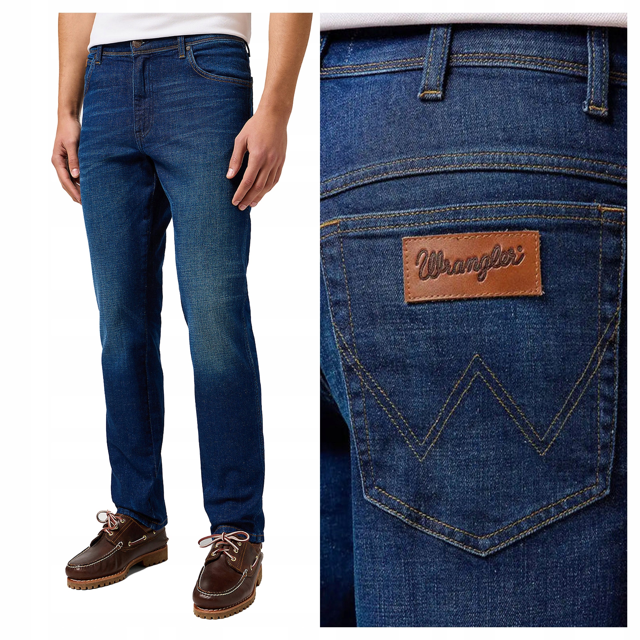 Wrangler Texas Slim Pánské Džínové kalhoty Džíny Přiléhavé W40 L32
