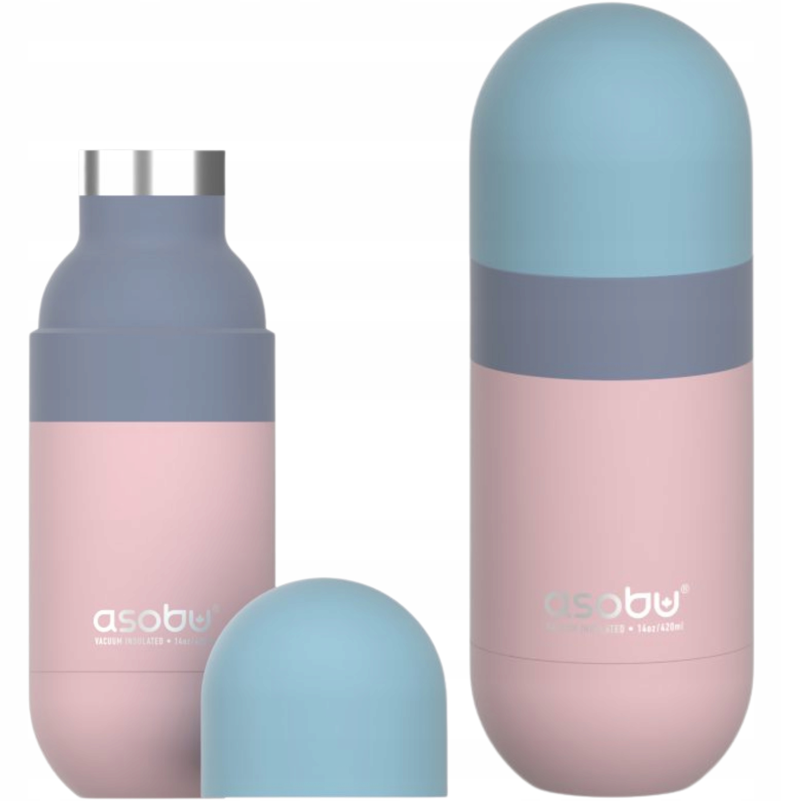 Termohrnek Asobu 420 ml, láhev na kávu a čaj Lahev Na Pití