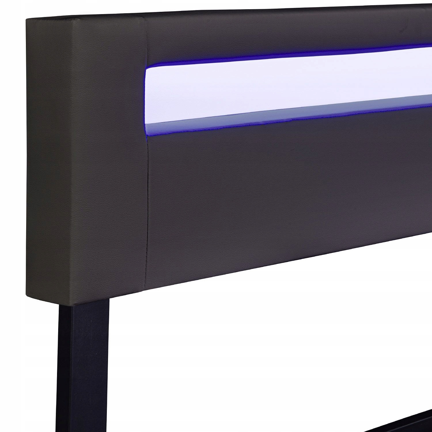 616 Łóżko tapicerowane stelaż LED 180x200 PARI RGB Rozmiar 180x200