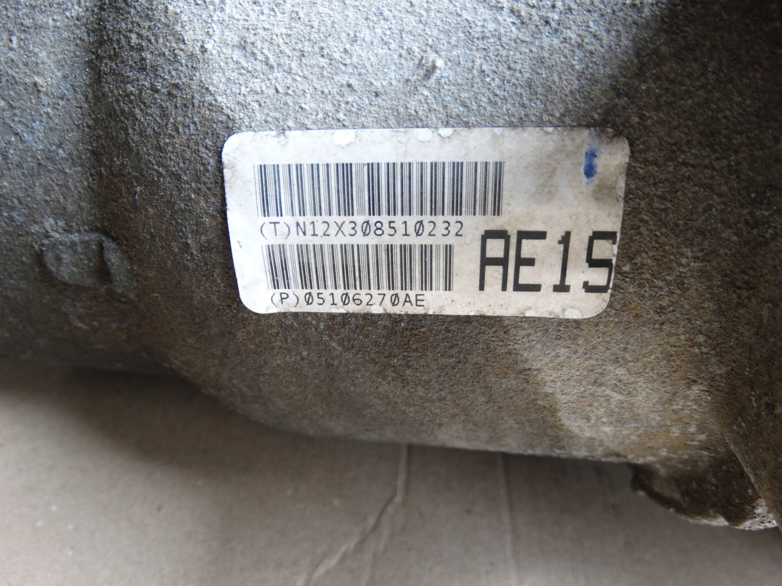 REDUKTOR cambio ingranaggi DIFFERENZIALE 05106270AE JEEP CHEROKEE V KL 2.2 CRD 4X4