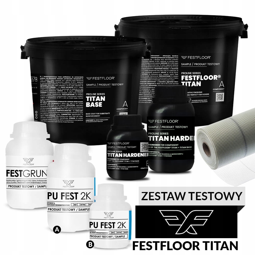 Testovací sada mikrocement Festfloor Titan