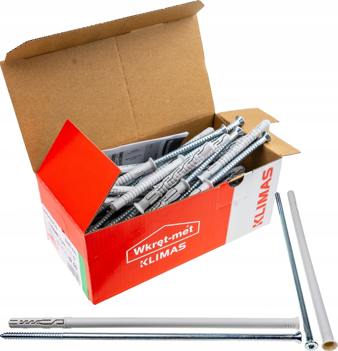 

Kołki ramowe rozporowe 12x330 Stożek Tx torx 20szt