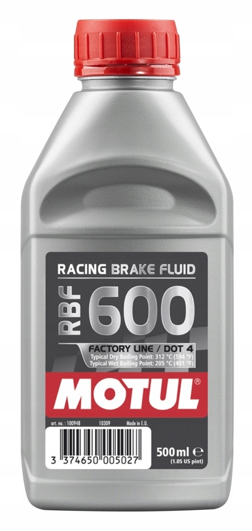 MOTUL PŁYN HAMULCOWY RACING RBF 600 DOT4 0,5L FACT