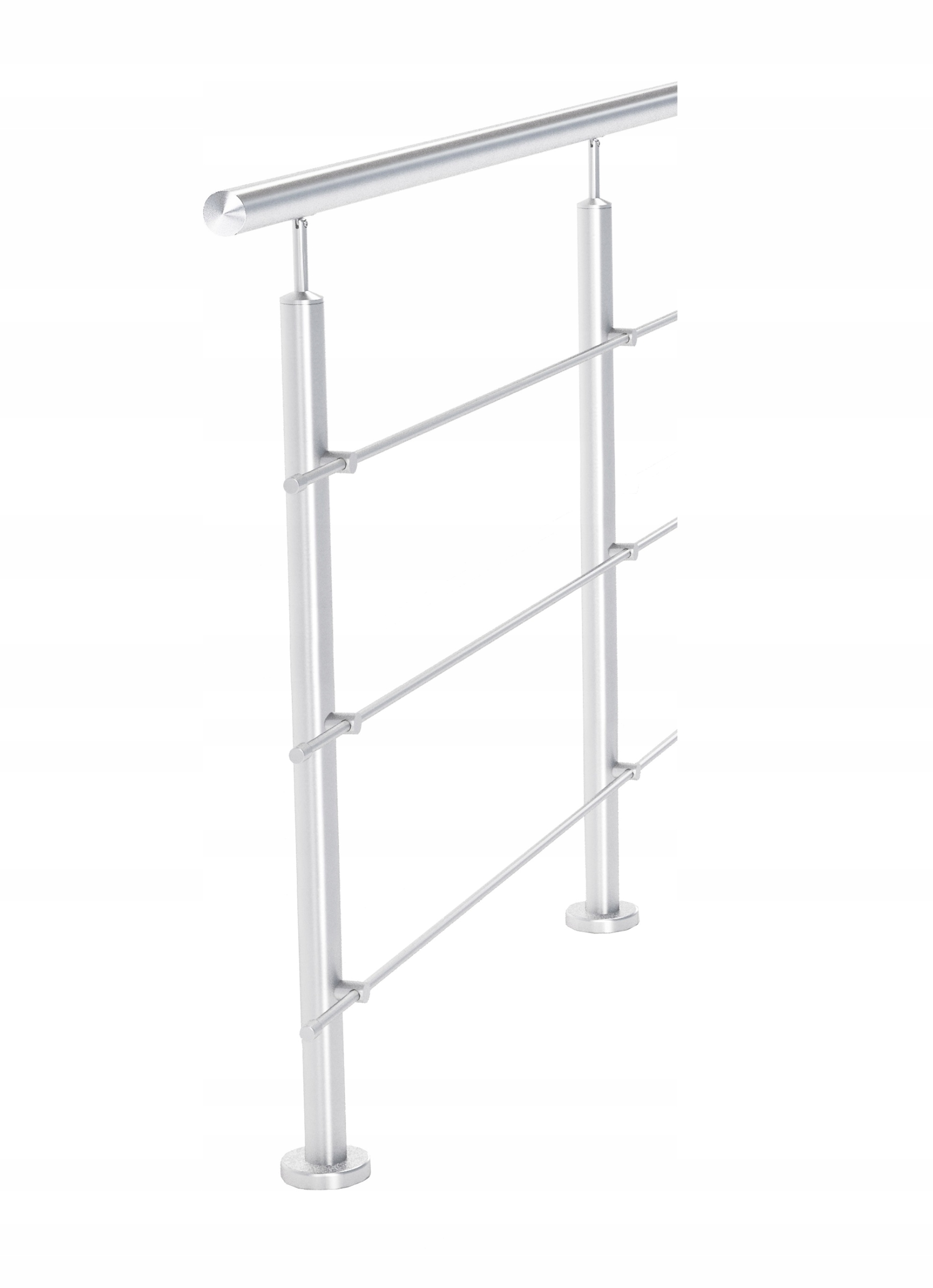 Nerezová zábrana s 3 výplněmi Ø délka 12 mm, leštění 100 cm